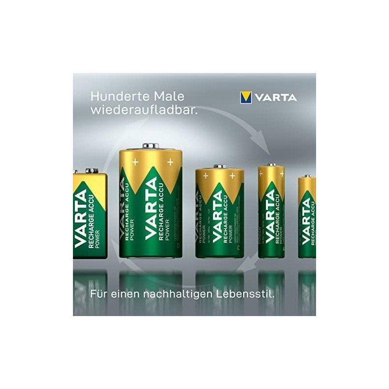 Varta Power AAA 1000 mAh įkraunamos baterijos | baterija.lt