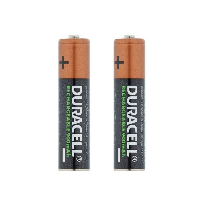 Duracell AAA 900mAh DX2400 Rechargeable Batteries 2pcs | baterija.lt