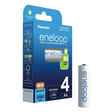 Panasonic Eneloop AA BK-3MCCE/4B įkraunamos | baterija.lt