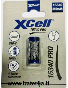 Xcell lithium 16340 battery...