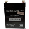 Multipower AGM MP2,9-12R 12V  2,9Ah