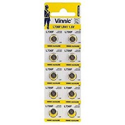Vinnic AG3 LR41 1.5 V Alkaline Button Battery | baterija.lt 2