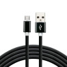 USB cable to micro USB connector 2,4Ah 1m