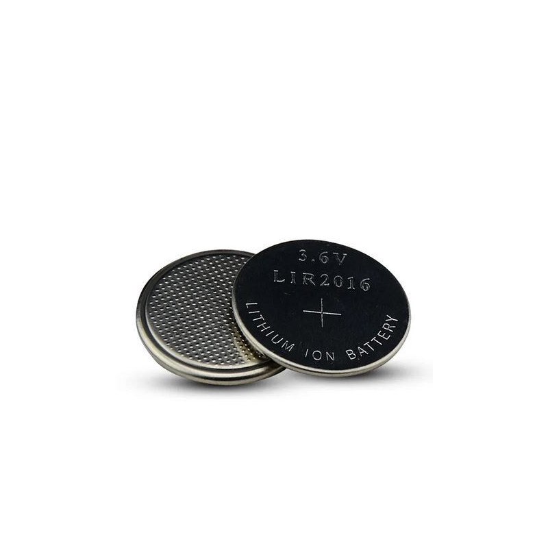 Rechargeable lithium LIR2016 battery 3.7 V | baterija.lt