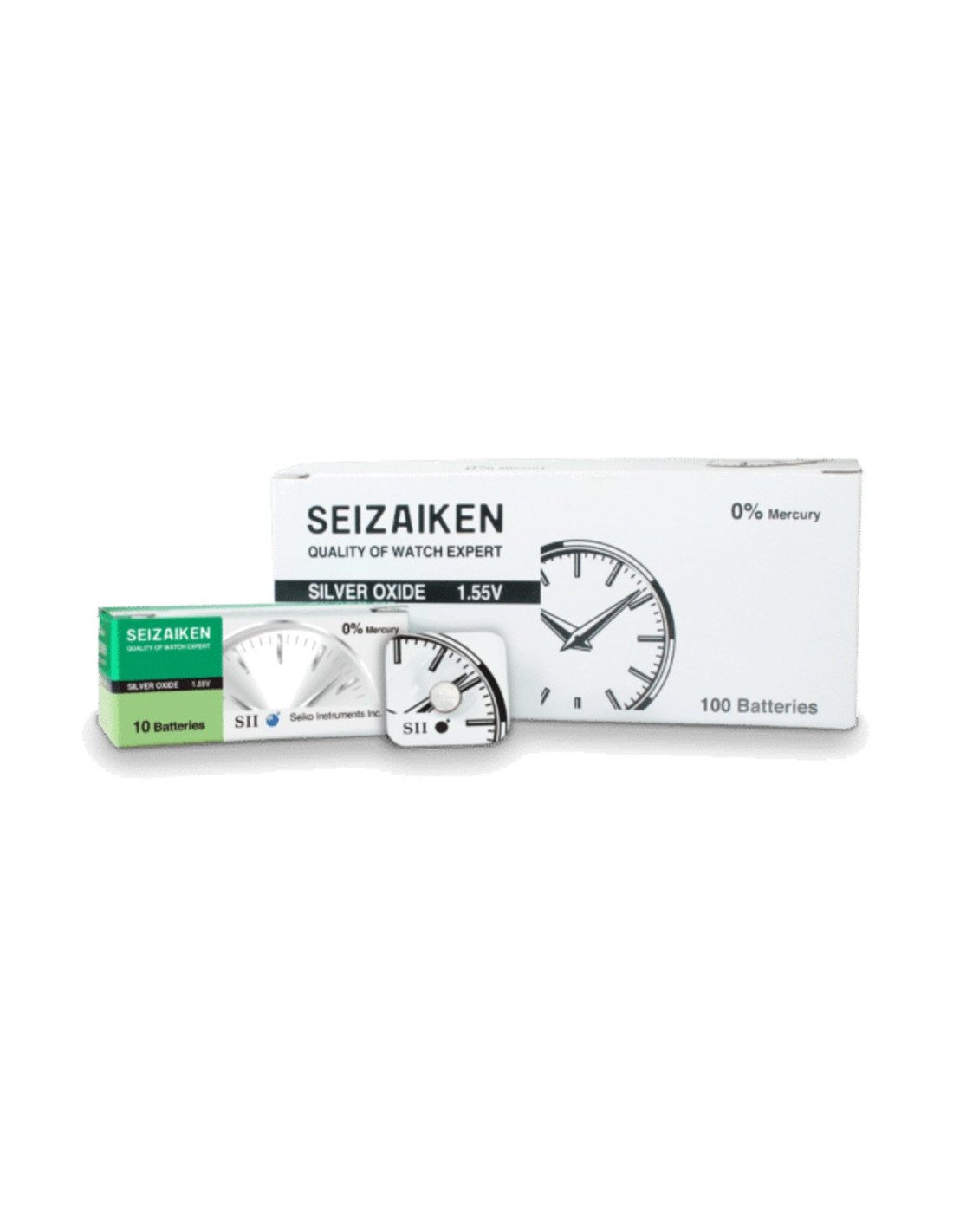 Piles Montre SR626SW (377) Lot De 2 - Compatible Seiko, Seizaken - Fabriqué Au Japon - Péremption 2026