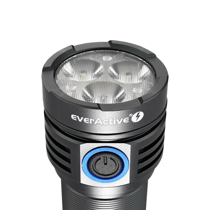 FL‑3300R rechargeable LED flashlight 3300 lm | baterija.lt