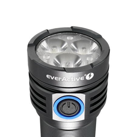 FL‑3300R rechargeable LED flashlight 3300 lm | baterija.lt