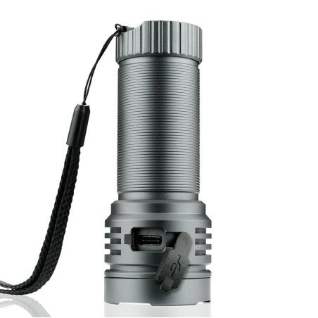 FL‑3300R rechargeable LED flashlight 3300 lm | baterija.lt