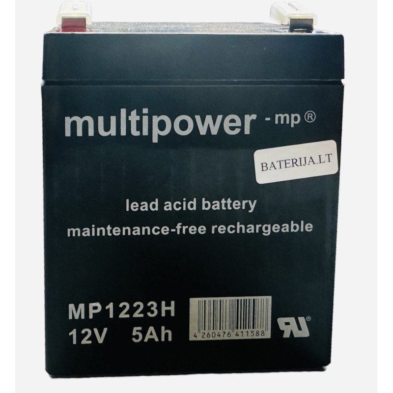 Multipower AGM MP1223H 12V 5Ah