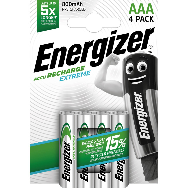 Energizer EXTREME Recharge AAA-H03 800mAh (4psc)