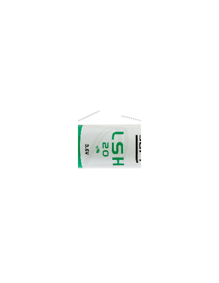 Saft LSH20 lithium battery 3.6 V  with tags| baterija.lt