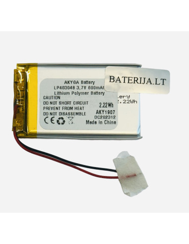 Li-polimer (403048) 600mAh 3,7V