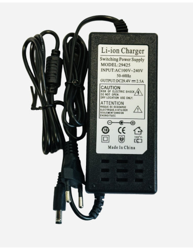 VHBW Lithium pack Charger 7S for 29,4V 2,5Ah