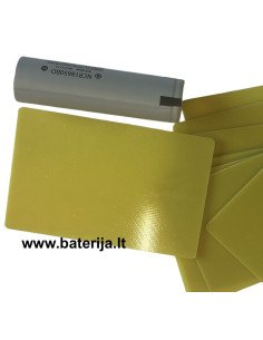 Baterijų izoliacinis lapas 0,5×53×83 mm | baterija.lt 2