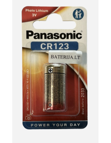 Panasonic battery CR123A (CR17345)