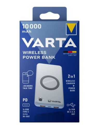 Varta 57913 Power bank 10Ah + charger