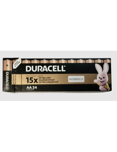 Duracell EXTRA Life baterija LR6 (24vnt)