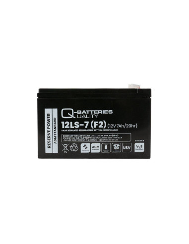 Q-Batteries 12LS-7 AGM baterija 12V 7000mAh (F2)