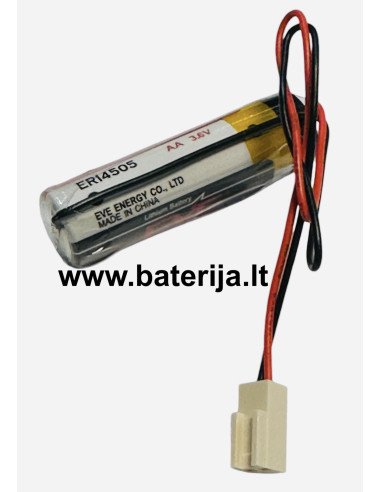 ER14505 3.6V Li-SOCl2 (AA) su Molex jungtimi | baterija.lt