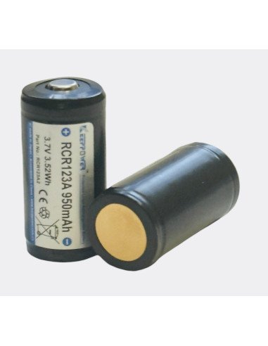 Keppower RCR123A2 (16340) 950mah 3,7V | baterija.lt