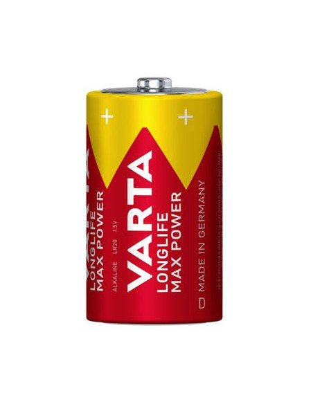Varta 4720 LR20 D 1.5V Alkaline Cells 2pcs | baterija.lt