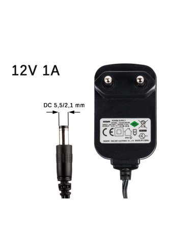 Xtar 12V 1A Power Adapter | baterija.lt