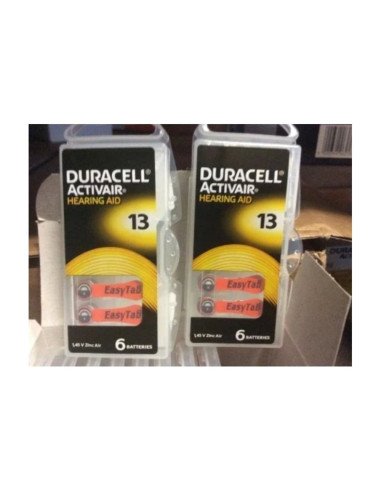 Duracell Activair DA13 / PR48 Hearing Aid Batteries (Zinc-Air) | baterija.lt