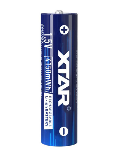 XTAR rechargeable Li-ion 1,5V AA 2500mAh 4150mWh