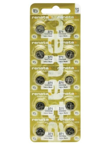 Renata 371 SR920SW GOLD sidabro oksido baterija 1.55V | baterija.lt