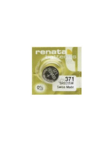 Renata 371 SR920SW GOLD sidabro oksido baterija 1.55V | baterija.lt