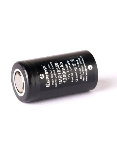 Keeppower UH1835P 18350 Baterija 1200mAh 10A