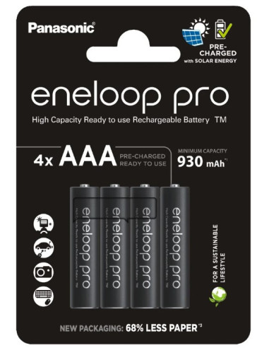 Panasonic Eneloop PRO AAA 930mAh/ 4psc in card