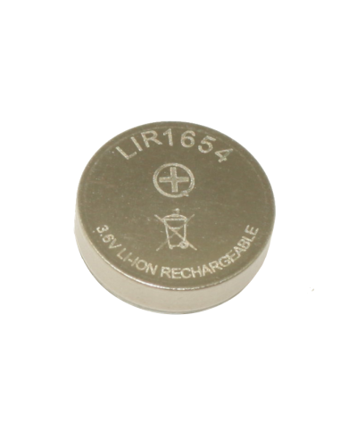 Lithium battery LIR1654 3,7V with wires