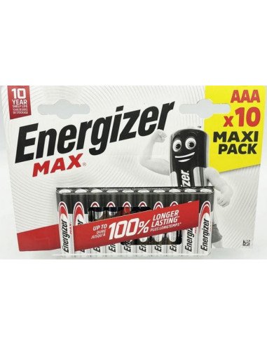 Energizer Max Plus AAA Batteries, LR03 (10 Pack) | baterija.lt