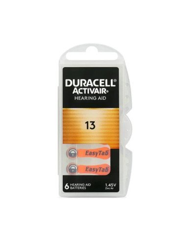 Duracell Activair DA13 / PR48 Hearing Aid Batteries (Zinc-Air) | baterija.lt