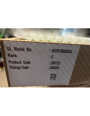 Panasonic NCR18650GA 3450mAh 3.6V lithium cell (industrial) | baterija.lt