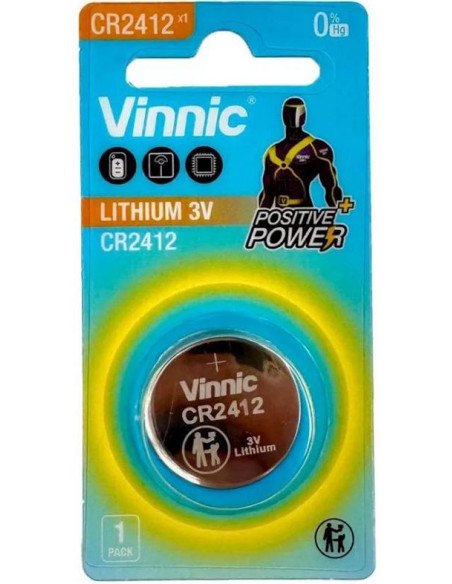 Vinnic CR2412 ličio baterija | baterija.lt
