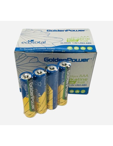 Baterija Golden Power Ecototal AAA (LR3) 1.5V Šarminė | baterija.lt