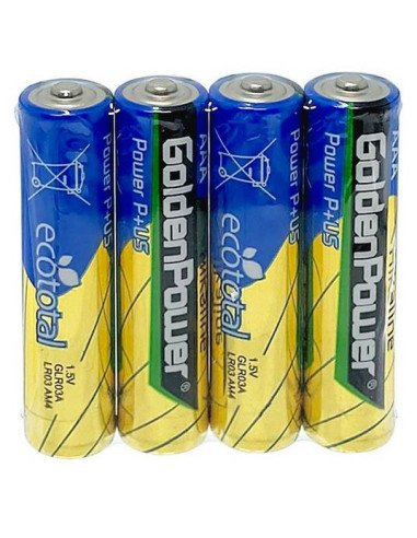 Baterija Golden Power Ecototal AAA (LR3) 1.5V Šarminė | baterija.lt