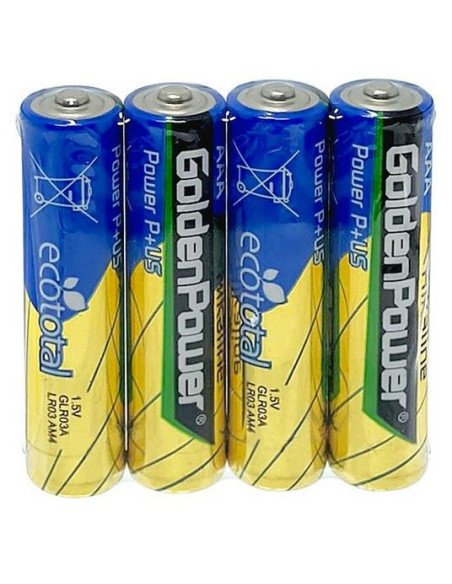 Baterija Golden Power Ecototal AAA (LR3) 1.5V Šarminė | baterija.lt