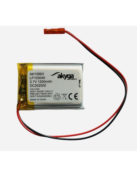 Akyga Li-polymer 103040 battery 3.7 V | baterija.lt
