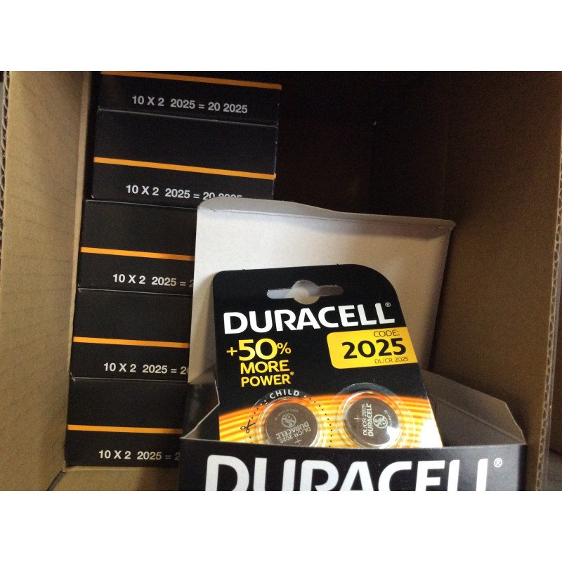 Duracell CR2025 3V Lithium Coin Batteries (2 Pack)  | baterija.lt