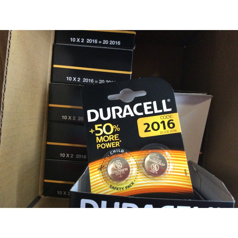 Duracell CR2016 3V Lithium Battery (2 Pack) | baterija.lt