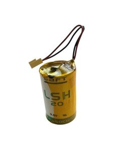 Saft LSH20 lithium battery 3.6 V with Molex connector | baterija.lt