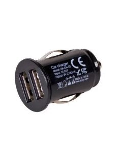 Universalus USB automobilinis įkroviklis 12/24V, 2xUSB (2.1A+1A) 2
