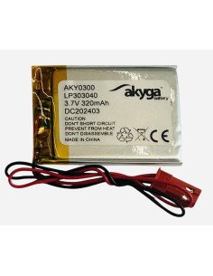 Akyga Li-polymer 303040 battery 3.7 V | baterija.lt 2