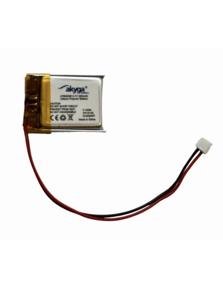Akyga LP502025 3,7 V 200 mAh Li-Pol akumuliatorius su PCM | baterija.lt