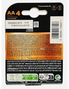 Duracell AA Power Boost 150% 4 pcs| baterija.lt 2