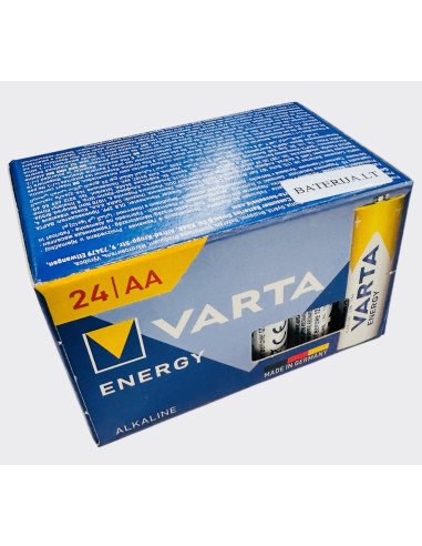 Varta Energy AA Batteries 24pcs (LR06 4106) | baterija.lt