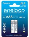 Panasonic eneloop 2 vnt pakuotėje AAA Ni-MH 800mAh 1,2V | baterija.lt
